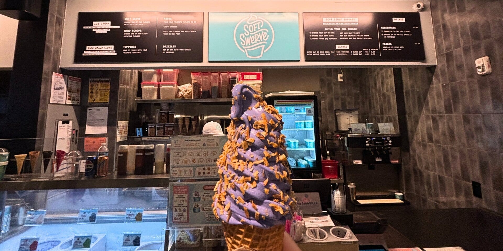 Soft Swerve Ube Soft Serve